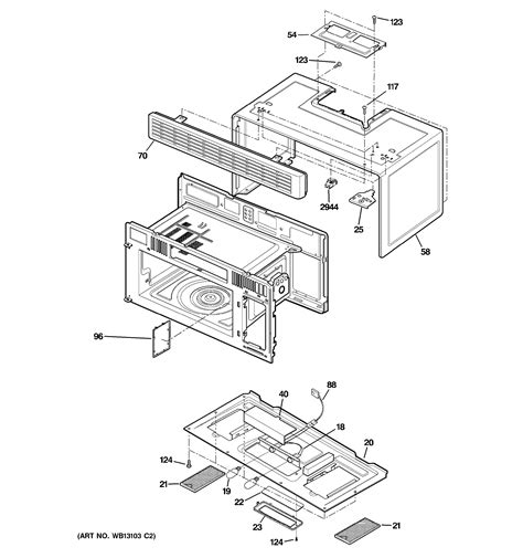 Appliancerepair.com has appliance repair help and appliance parts for dishwashers, dryers, microwaves, ranges/stoves/ovens, refrigerators and washers. Assembly View for OVEN CAVITY PARTS | JVM1631BJ02