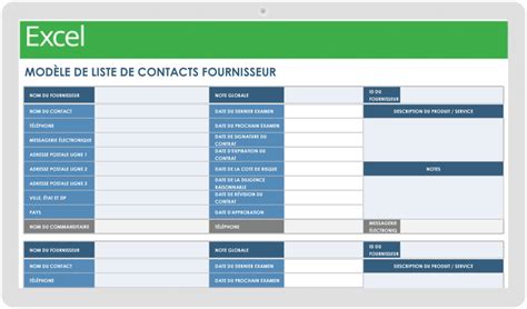 13 Modèles Gratuits Pour Les Fournisseurs Smartsheet