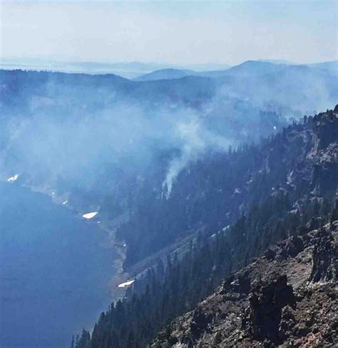 Bybee Creek Fire Burns Up To Crater Lake Wildfire Today