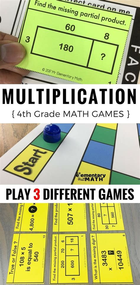 4th Grade Multiplication Games