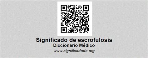 Escrofulosis Diccionario Abierto De Medicina