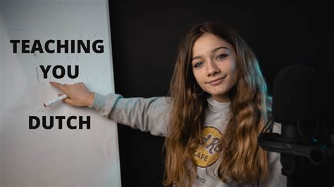 ASMR TEACHING YOU DUTCH In A TINGLY Way YouTube