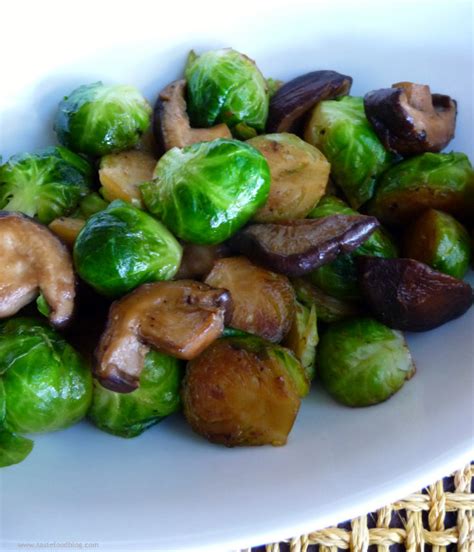 Toss your brussel sprouts with the oil, salt & pepper in a bowl. Sautéed Brussel Sprouts and Shitake Mushrooms with Truffle ...