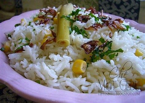 Bahkan bagi kamu yang jarang masak, pasti bisa membuatnya dengan sempurna. NASI JAGUNG SERAI... | Makanan minuman