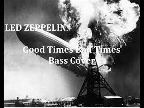 Led Zeppelin Good Times Bad Times Video Bass Cover Youtube