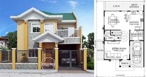 Johanne Story House Plan With Firewall Pinoy Eplans