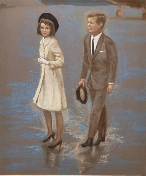 Portrait Of John F Kennedy And Jacqueline Kennedy All Artifacts The John F Kennedy