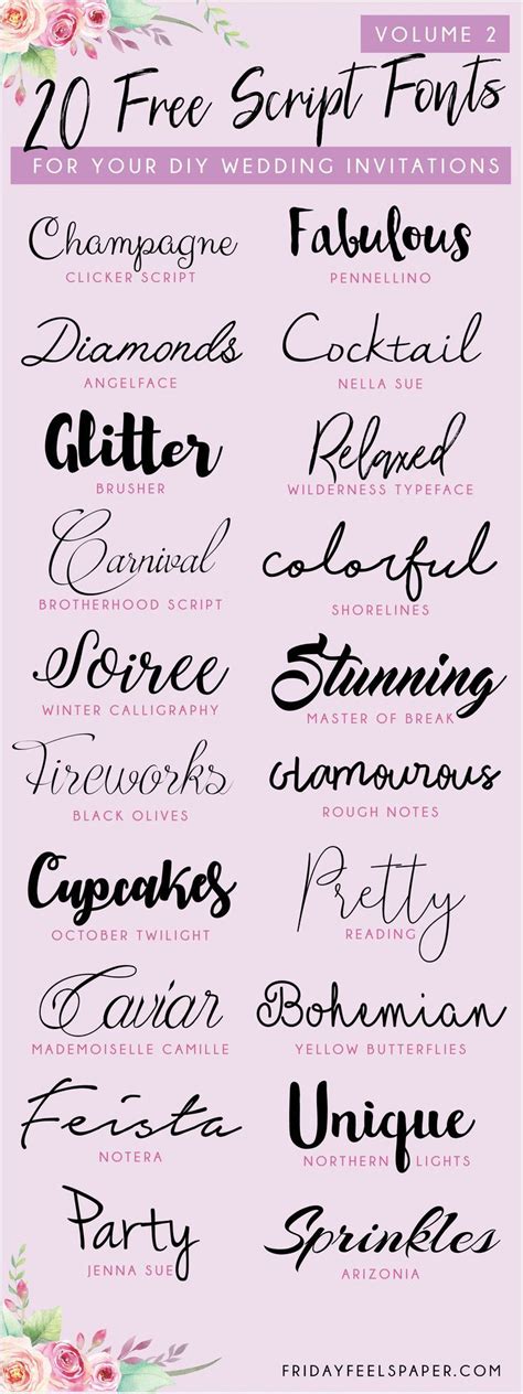 Free Fonts Beautiful Script Fonts Including Calligraphy Brush
