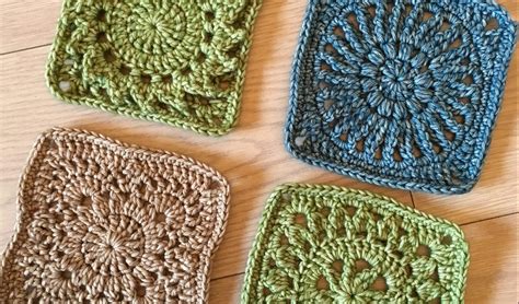 Free Granny Square Crochet Pattern Floral Motifs Granny Square