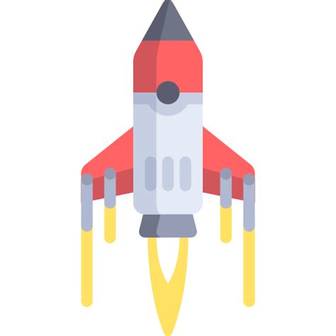 Rocket Ship Launch Free Technology Icons