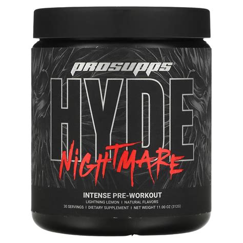 ProSupps Hyde Nightmare Intense Pre Workout Lightning Lemon Oz G