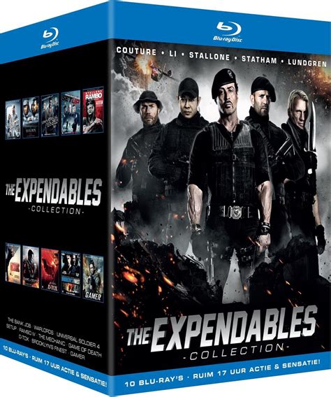 The Expendables Collection Blu Ray Blu Ray Jet Li Dvds