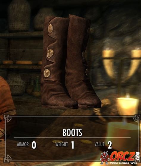Skyrim Boots Orcz The Video Games Wiki