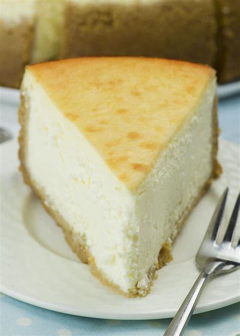 Classic New York Cheesecake Recipe Sour Cream Topping