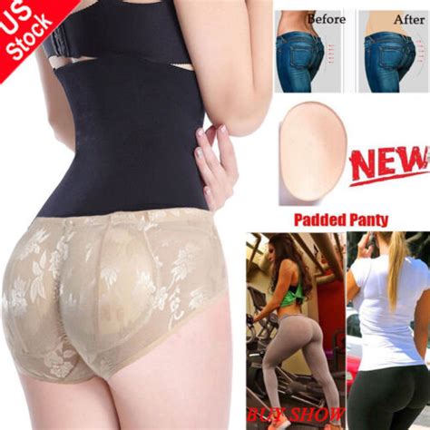Fake Ass Women Butt Hip Enhancer Booty Padded Underwear Panties Body Shaper Us Ebay