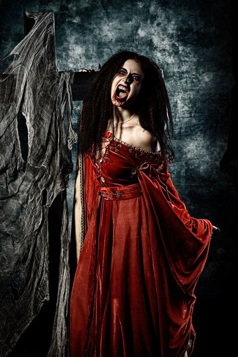 A Real Monster Of A Howling Vampire Perhaps This Female Vampires