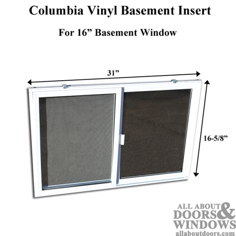 Columbia Series 400 Vinyl Basement Window Openbasement