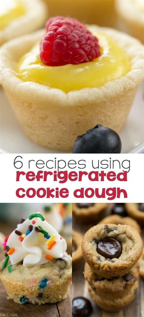 6 Recipes Using Refrigerated Cookie Dough Easy Desserts Desserts And