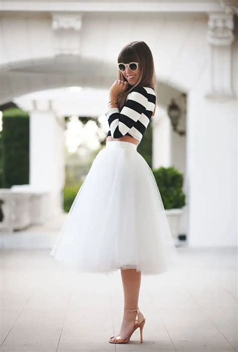 Top Ways To Create A Fashion Statement With White Tulle Skirt The