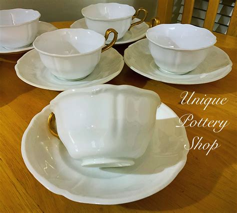 A Truly Outstanding Antique English Tea Set For Six Etsy UK