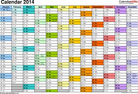 2014 Yearly Calendar Template Excel Your Ultimate Guide Besttemplates234