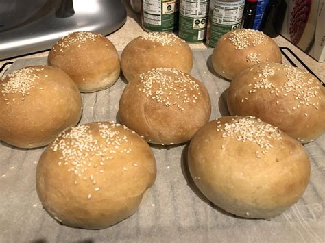 Hamburger Buns From Scratch First Time For Me Baking