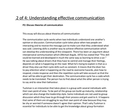Understanding Effective Communication Gcse Health And Social Care