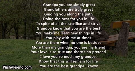 Poems For Grandpa