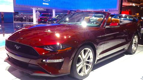 2018 Ford Mustang Review Walkaround Features And Specifications Youtube