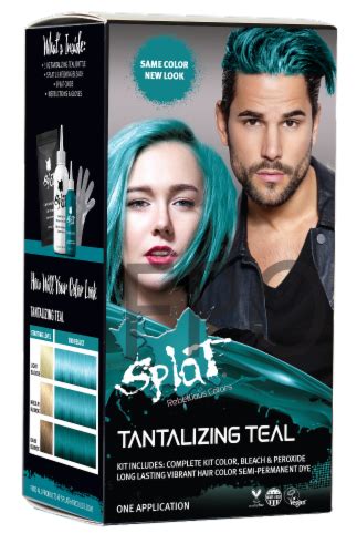 Splat Tantalizing Teal Hair Color 1 Ct Ralphs