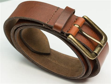 Duk Genuine 100 Real Leather Belt Vintage Look Tough Mens Jeans Belts Brown New Ebay