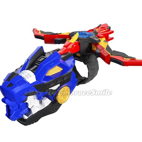 Miniforce Super Dino Power 2 Tyranno Guntlet Ptera Shield Wing Combine