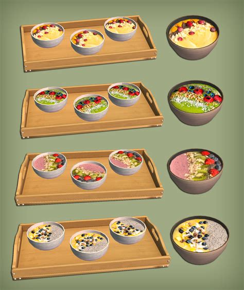 Jacky93sims — Smoothie Bowls Food For The Sims 2
