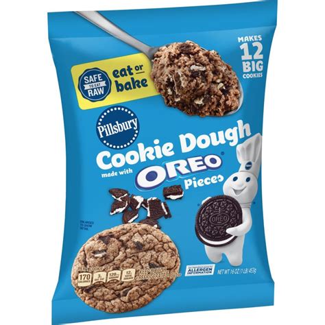 Pillsbury Introduces New Cookie Dough With Oreo Cookie Pieces