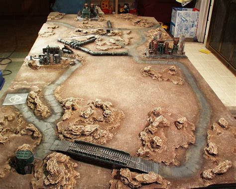 Warhammer 40k Tabletop Desert Wargaming Table Warhammer Terrain