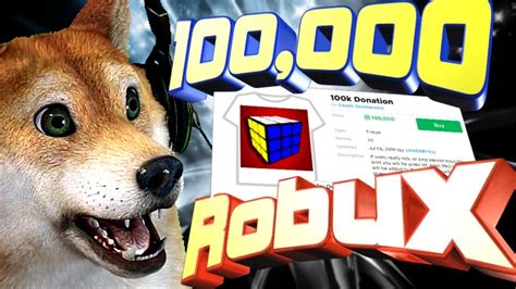 Roblox Cube Defence Biggest Donation🐲100000 Robux🐲doge Power