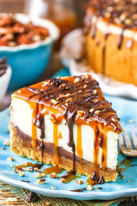 This Turtle Cheesecake Recipe Is Made With A Graham Cracker Crust And Plenty Of Caramel