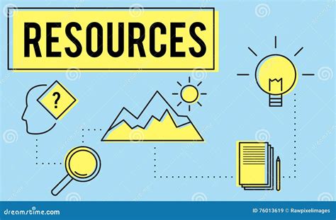 Information Knowledge Resource Data Facts Concept Stock Illustration