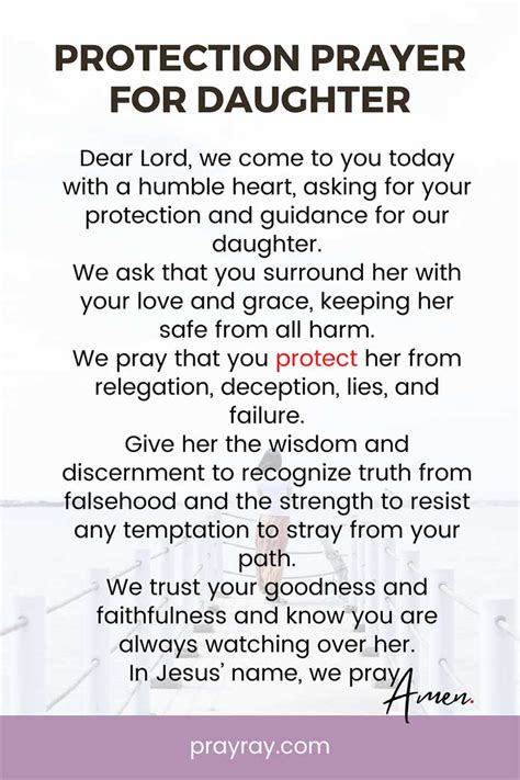 Prayer For My Daughter To Give Her Strength Protection And Healing