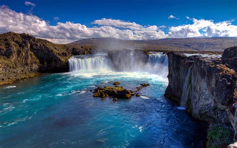 Godafoss Waterfall In Iceland Image Id 19353 Image Abyss