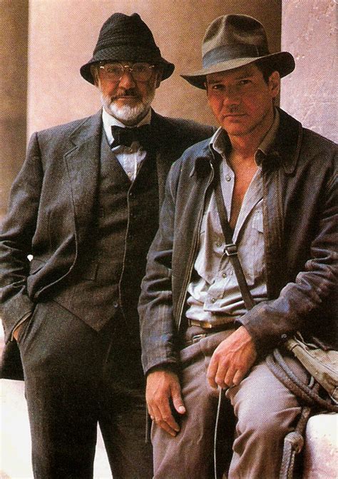 Sean Connery Harrison Ford Indiana Jones And The Last Crusade