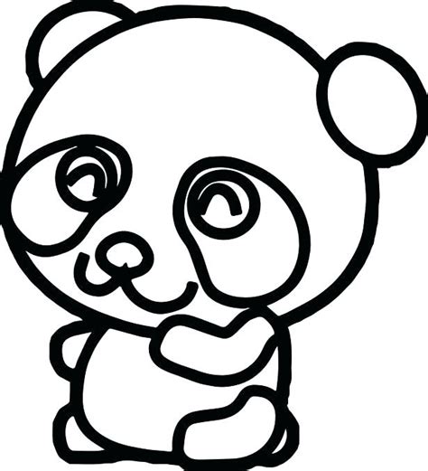 Coloring Pages Of Baby Pandas At Free Printable