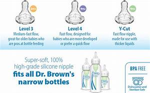 Amazon Com Dr Brown S Natural Flow Preemie Flow Narrow Baby Bottle