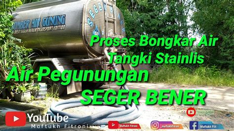 Ada 15 unit yang merupakan stainless steel untuk keperluan depot air minum. Truck Tangki Stainlis Pengangkut Air Minum Isi Ulang - YouTube