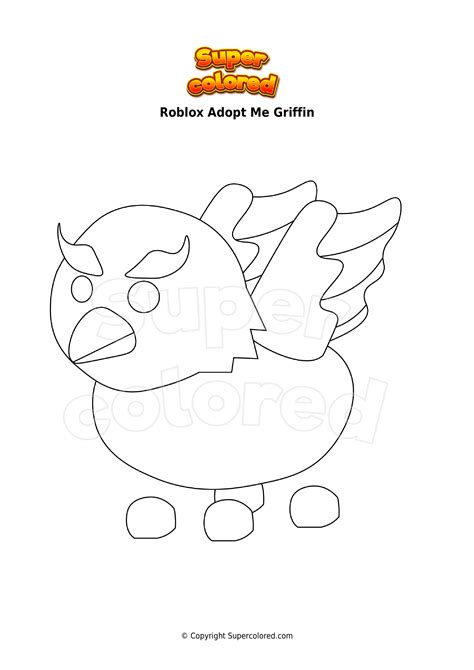 Disegno Da Colorare Roblox Adopt Me Parrot