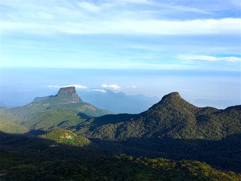 Nature Mountain Sky Sri Lanka Siripada Wallpapers Hd Desktop And