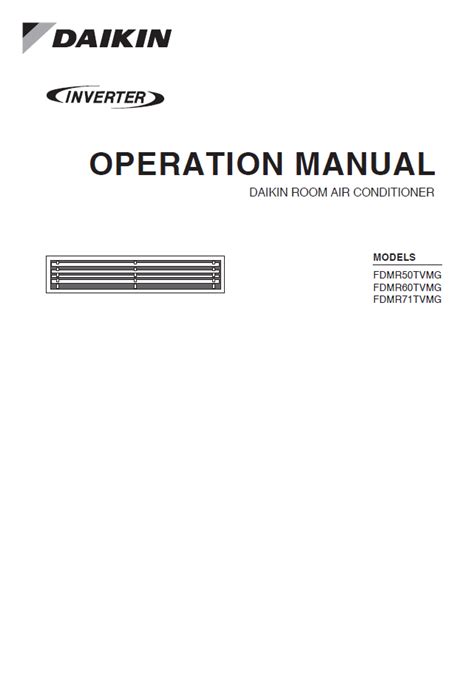 Operational Manuals Daikin