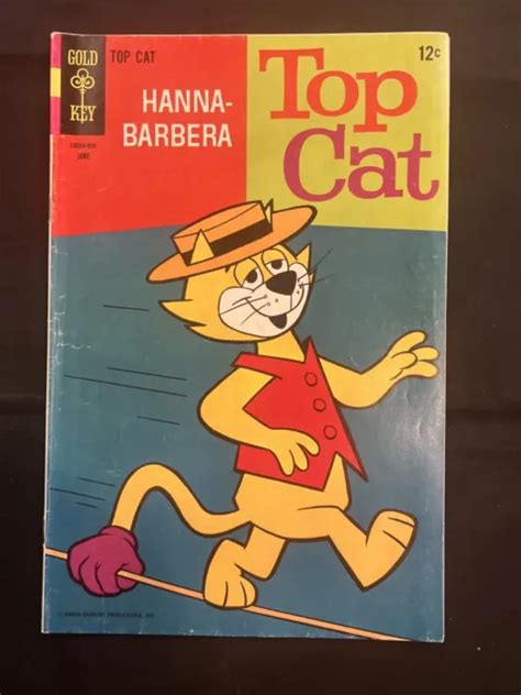 gold key comics hanna barbera top cat no 22 june 1968 in bag w board £12 62 picclick uk