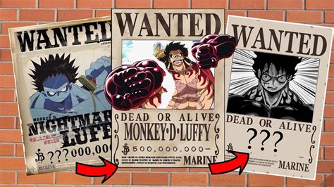 Current Luffy Bounty Poster It Surpasses Zoro S Current Bounty Which Is