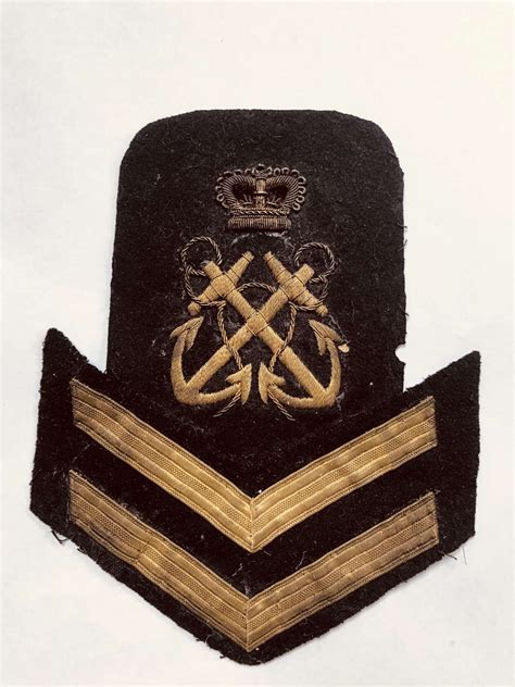 Royal Navy Petty Officer 1st Class Rank Badge